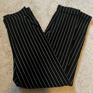 Pinstripe Cropped Pants